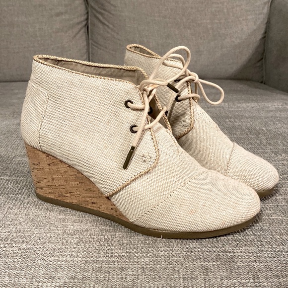 Toms Shoes - TOMS Cork wedges.